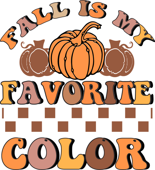 FALL IS MY FAVORITE COLOR RETRO