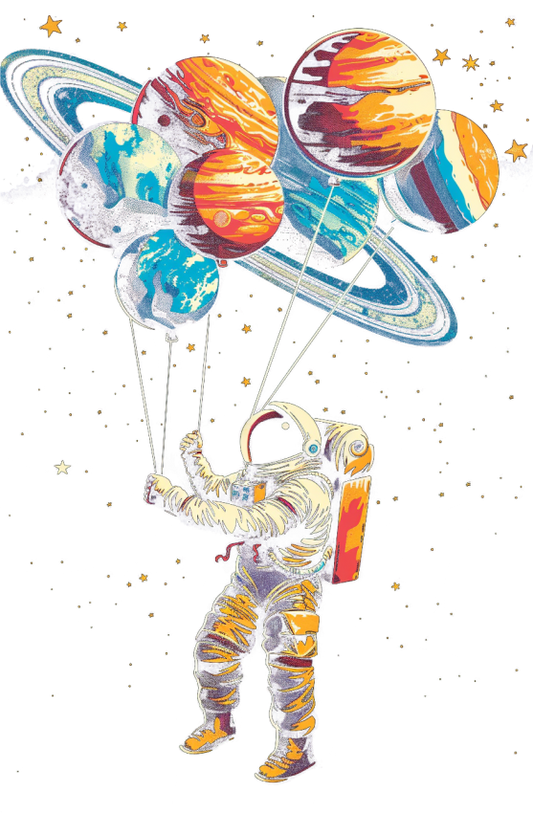 ASTRONAUT PLANET BALLOONS