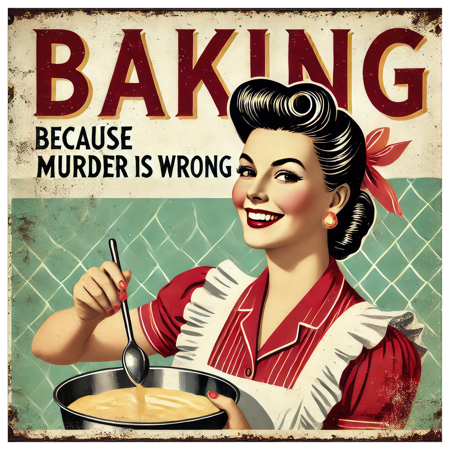 BAKING BC MURDER IS WRONG