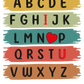 ALPHABET, I HEART YOU (BOY)