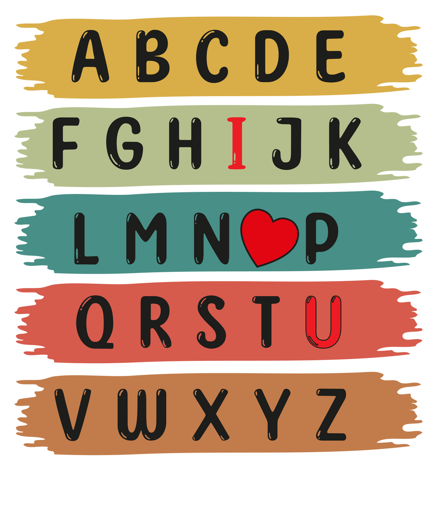 ALPHABET, I HEART YOU (BOY)