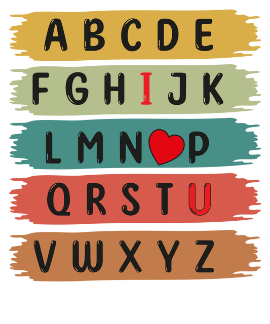 ALPHABET, I HEART YOU (BOY)