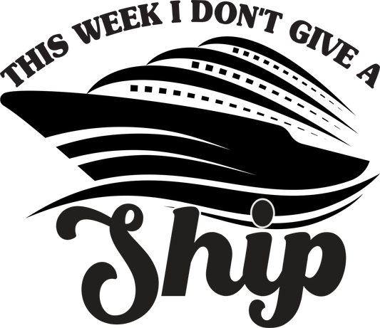 I DON'T GIVE A SHIP