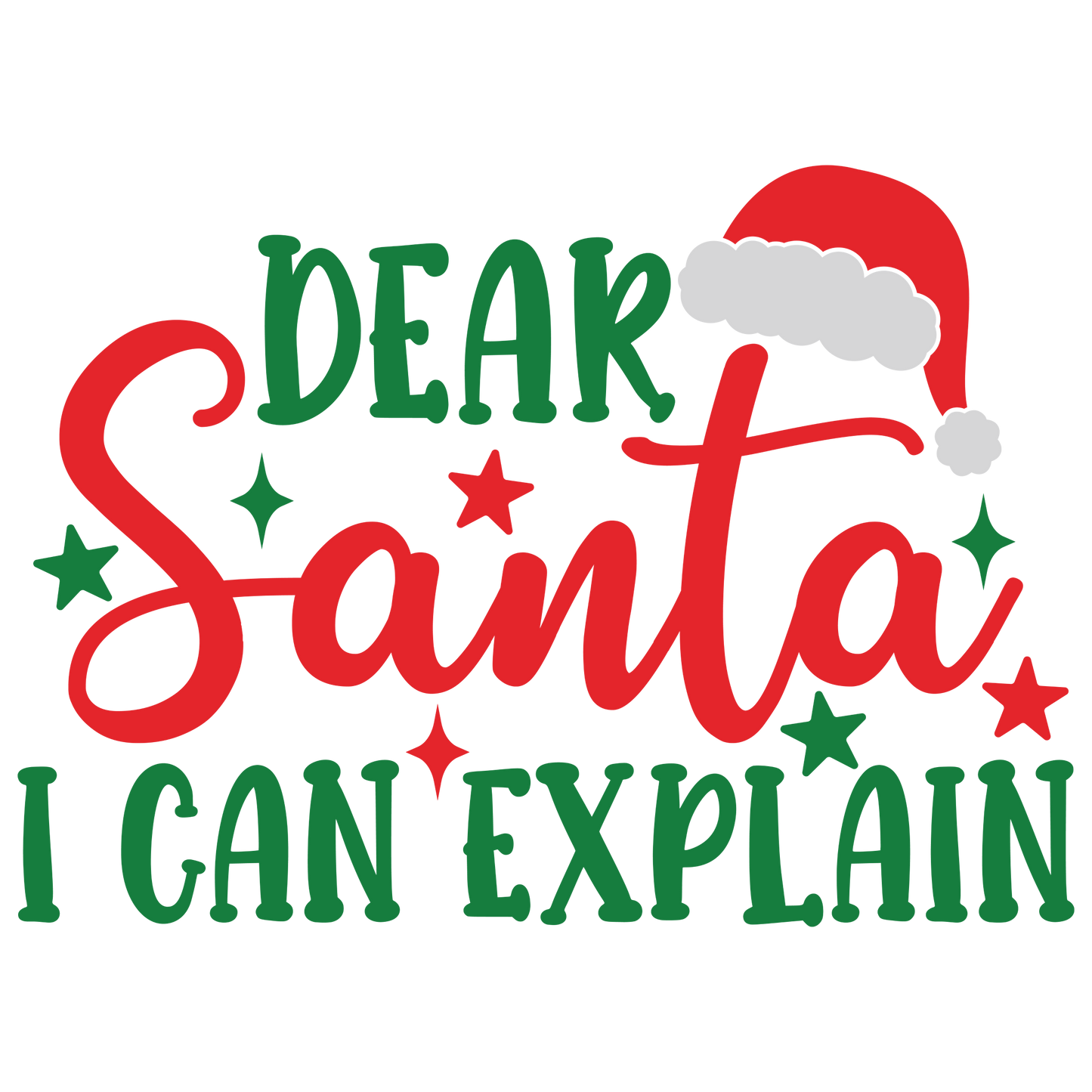 DEAR SANTA, I CAN EXPLAIN