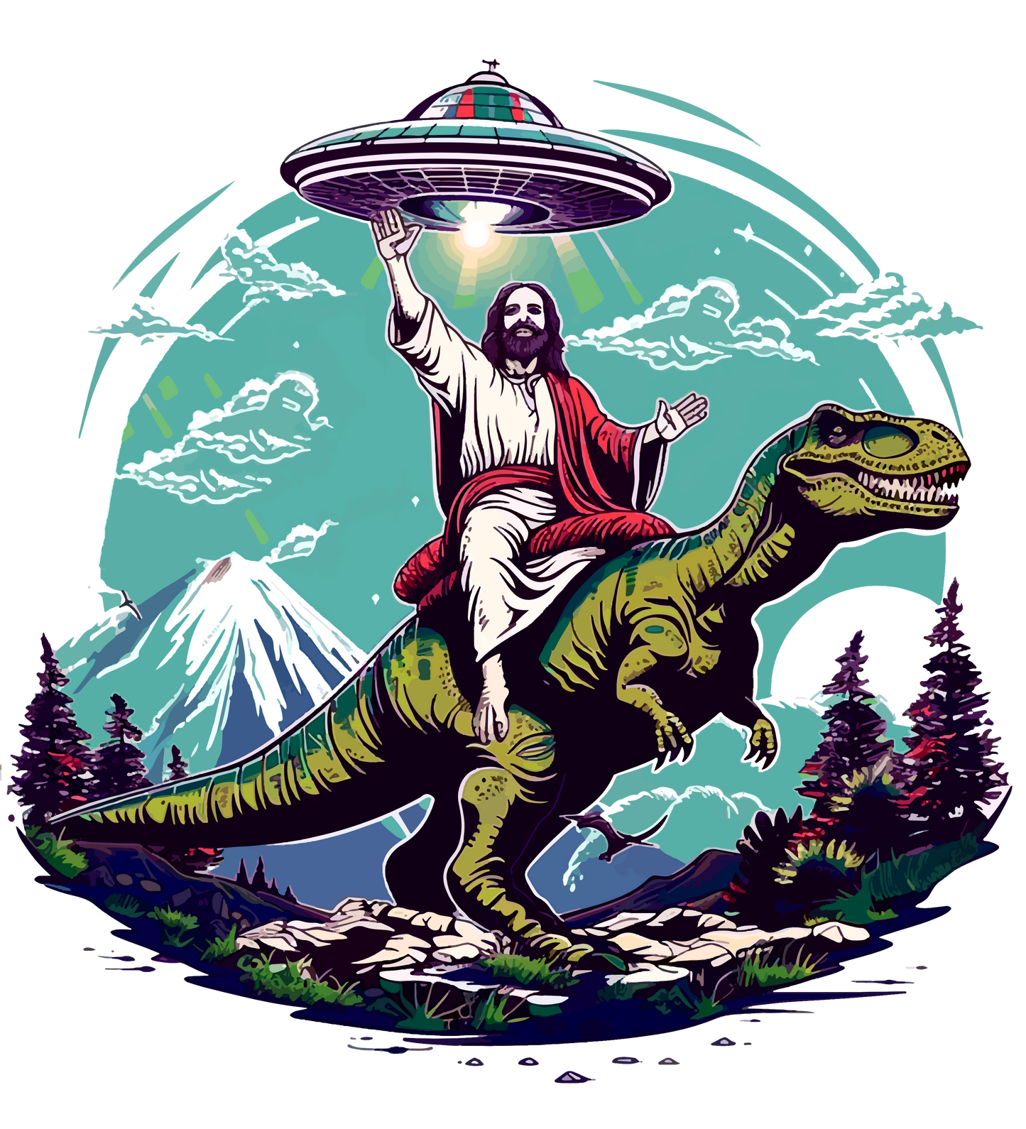 JESUS ON T-REX