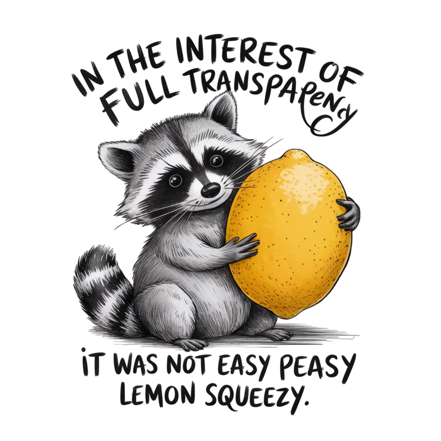 LEMON SQUEEZY- RACCOON