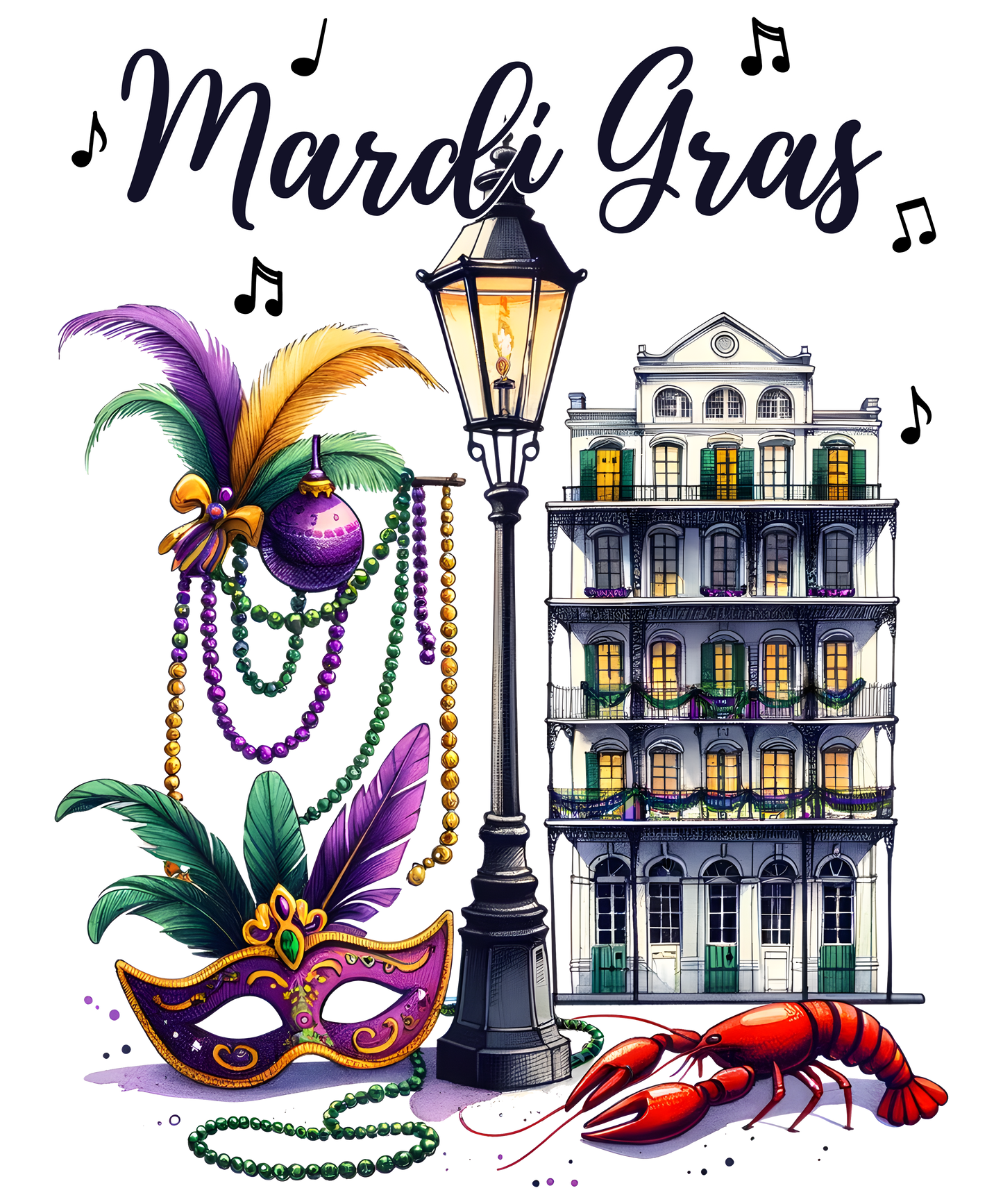 MARDI GRAS SCENE