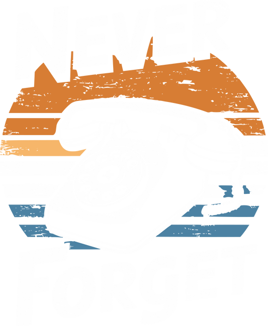 NEVER FORGET THE ROTARY PHONE (WHITE FONT)