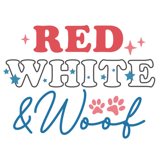 RED, WHITE, AND WOOF