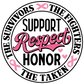 BREAST CANCER- SUPPORT, RESPECT, HONOR