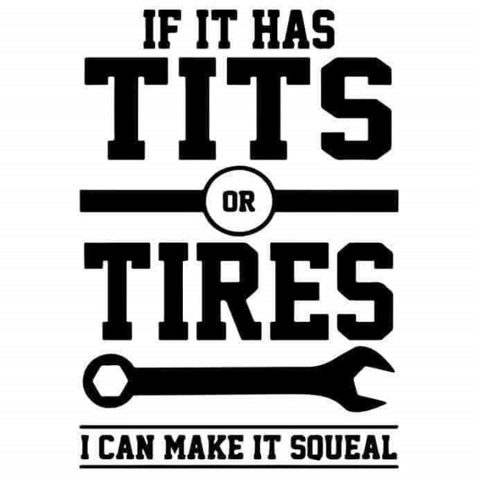 IF IT HAS TITS OR TIRES