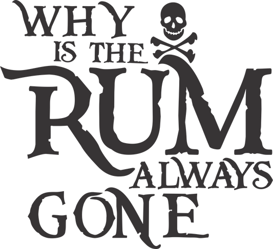 WHY IS THE RUM ALWAYS GONE?