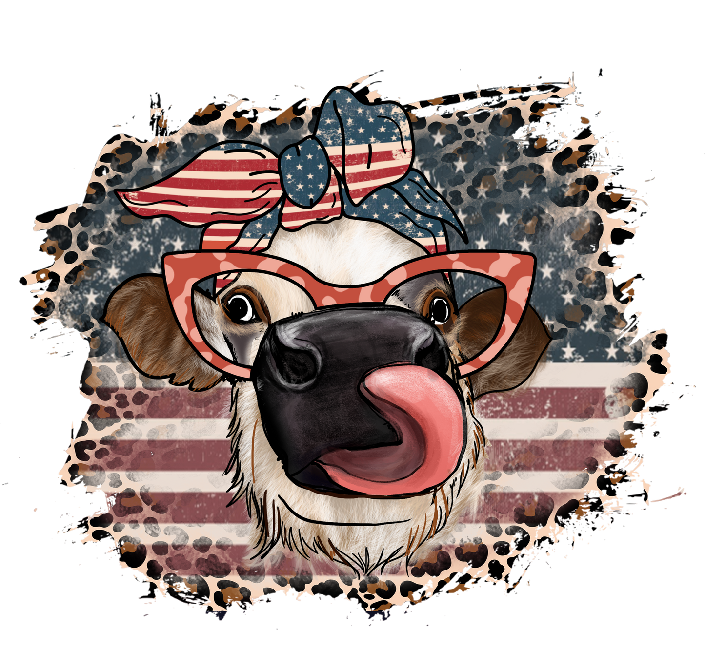 PATRIOTIC COW