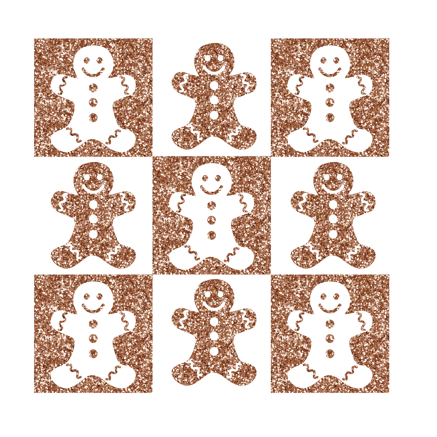 RETRO CHECKERBOARD GINGERBREAD MEN