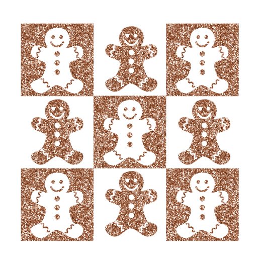 RETRO CHECKERBOARD GINGERBREAD MEN