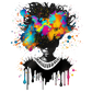 ABSTRACT PAINT WOMAN