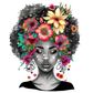 FLORAL HAIR WOMAN
