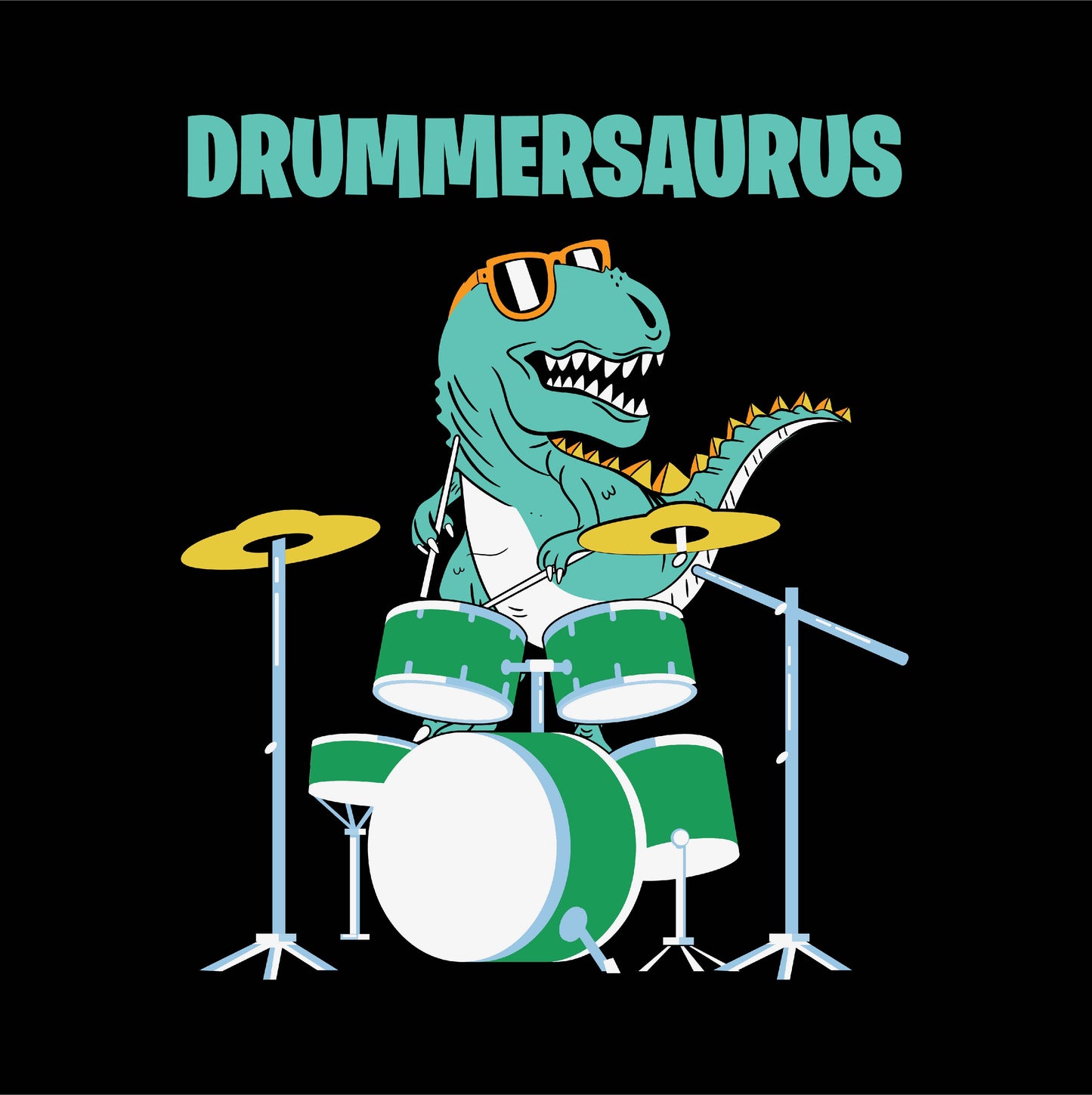 DRUMMERSAURUS  (no background)