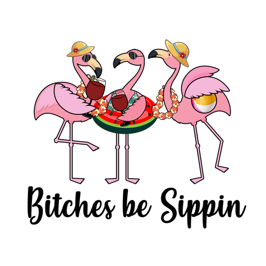 SIPPIN FLAMINGOS