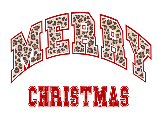 MERRY CHRISTMAS LEOPARD