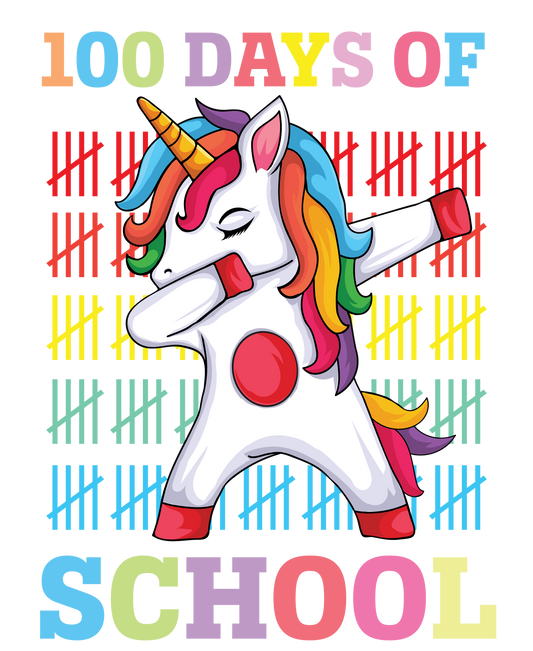 100 DAYS OF SCHOOL UNICORN 1